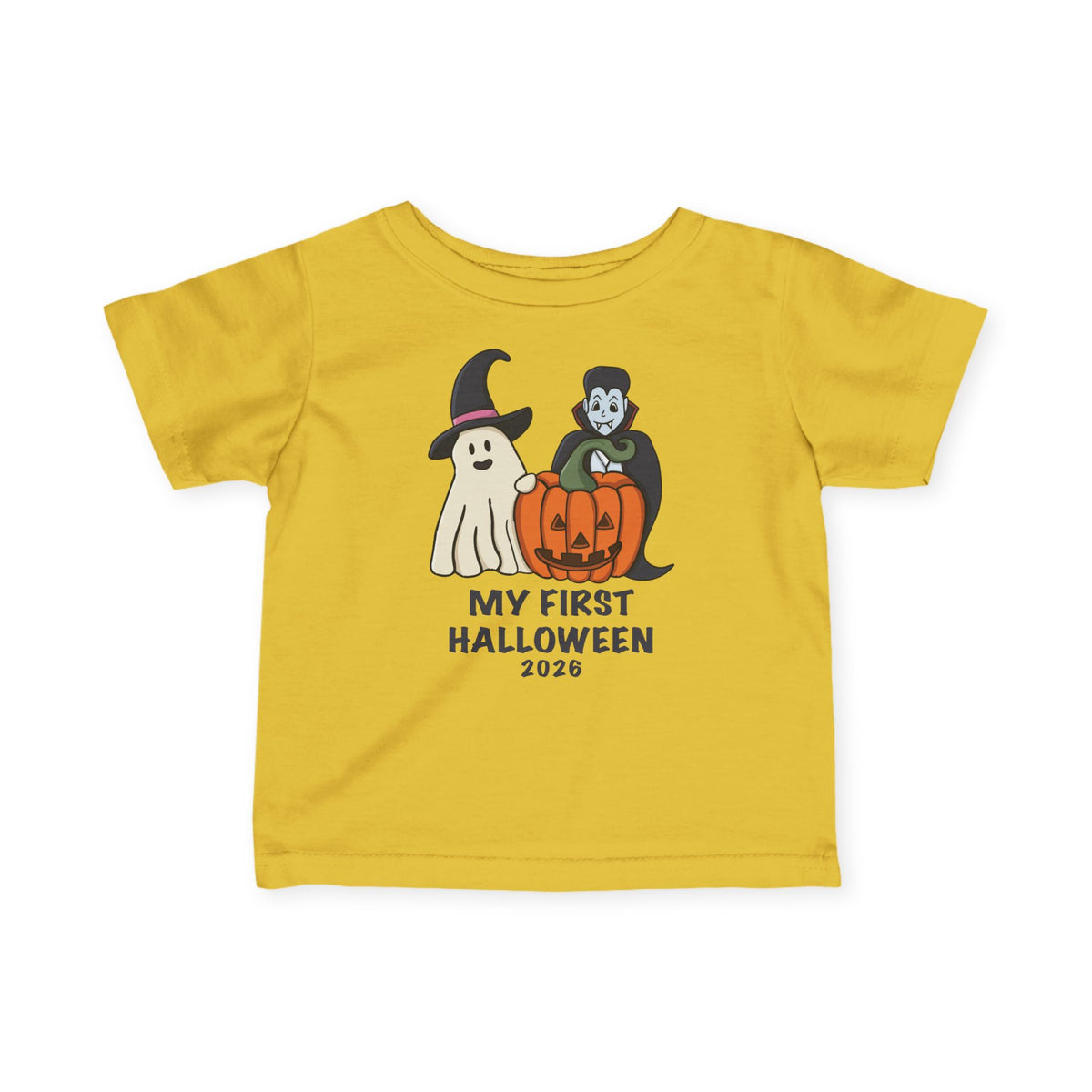 Infant Halloween Tee - "My First Halloween 2026" Baby Costume Shirt