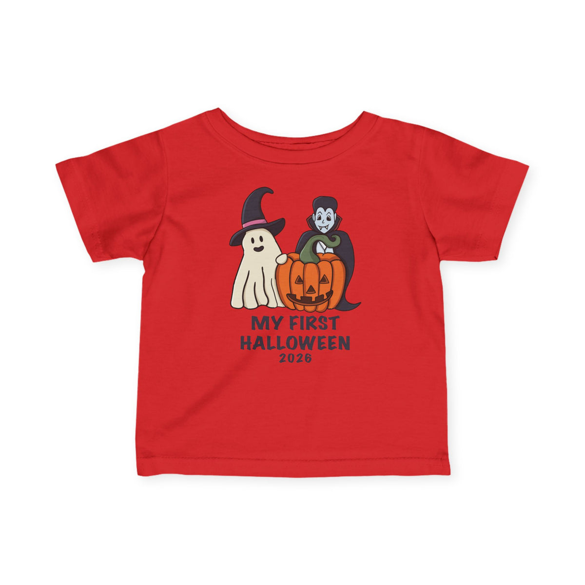 Infant Halloween Tee - "My First Halloween 2026" Baby Costume Shirt