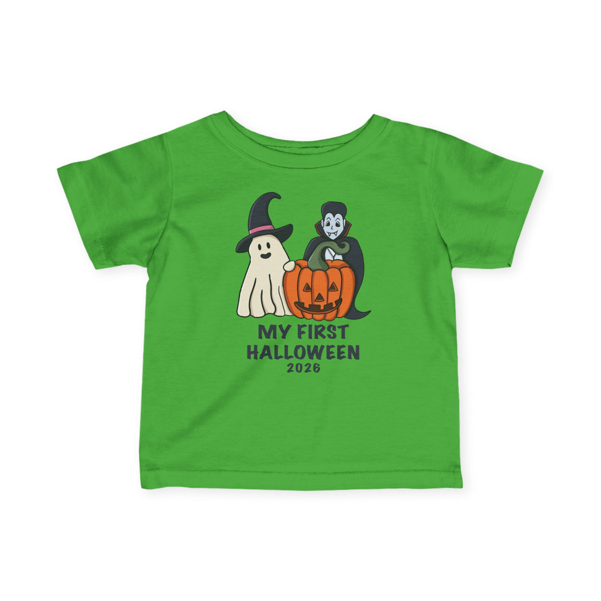 Infant Halloween Tee - "My First Halloween 2026" Baby Costume Shirt