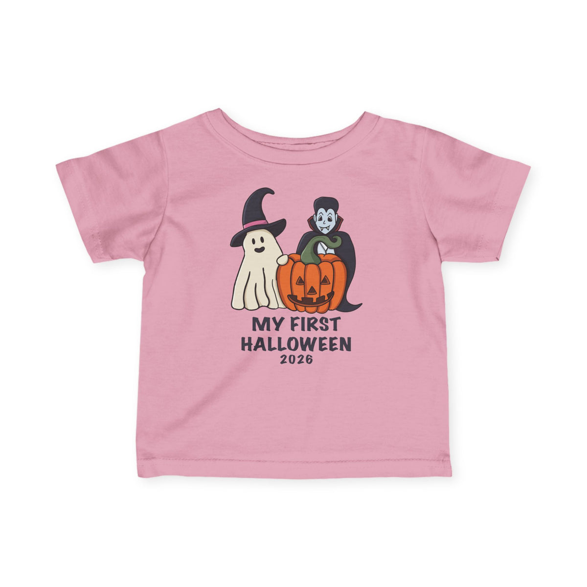 Infant Halloween Tee - "My First Halloween 2026" Baby Costume Shirt