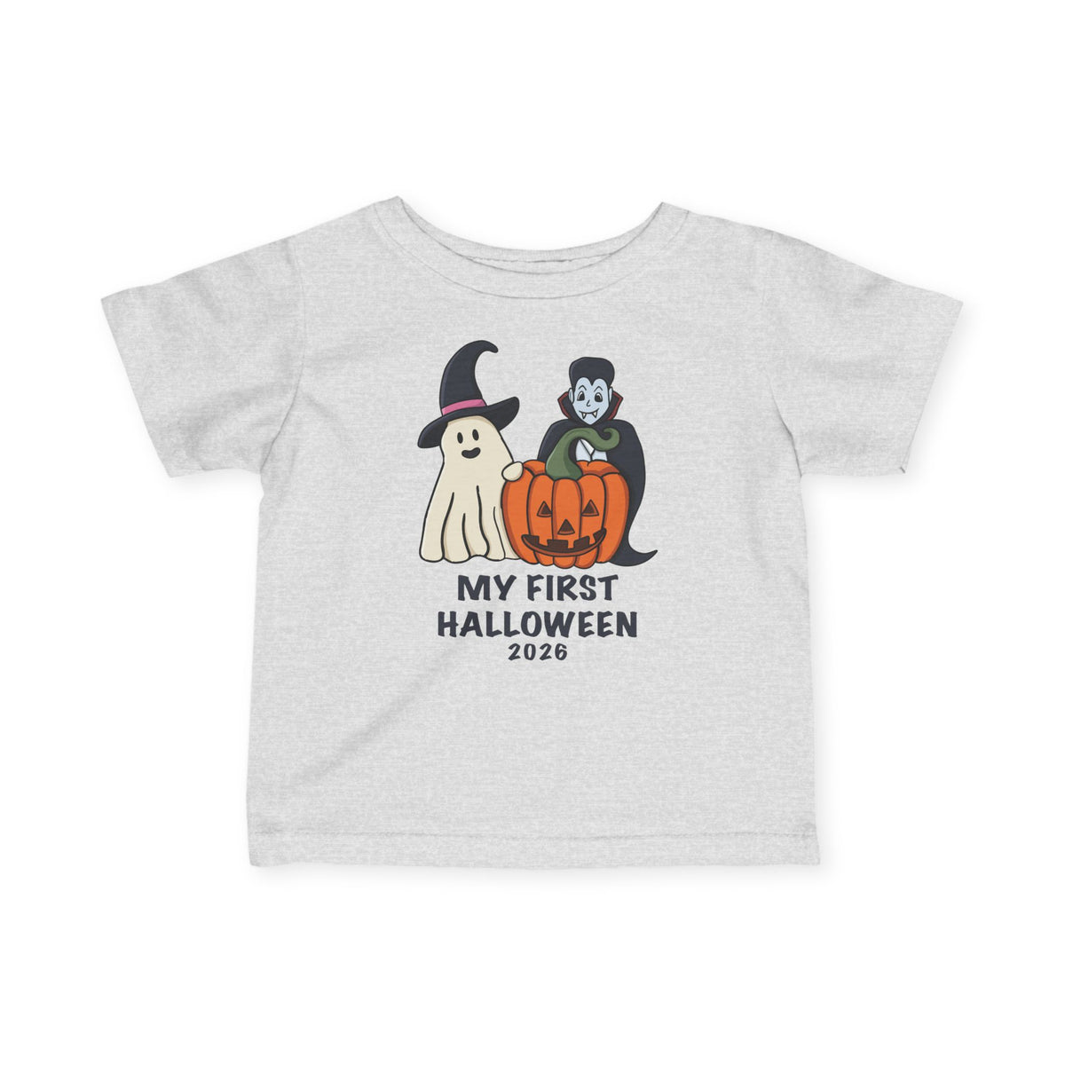Infant Halloween Tee - "My First Halloween 2026" Baby Costume Shirt