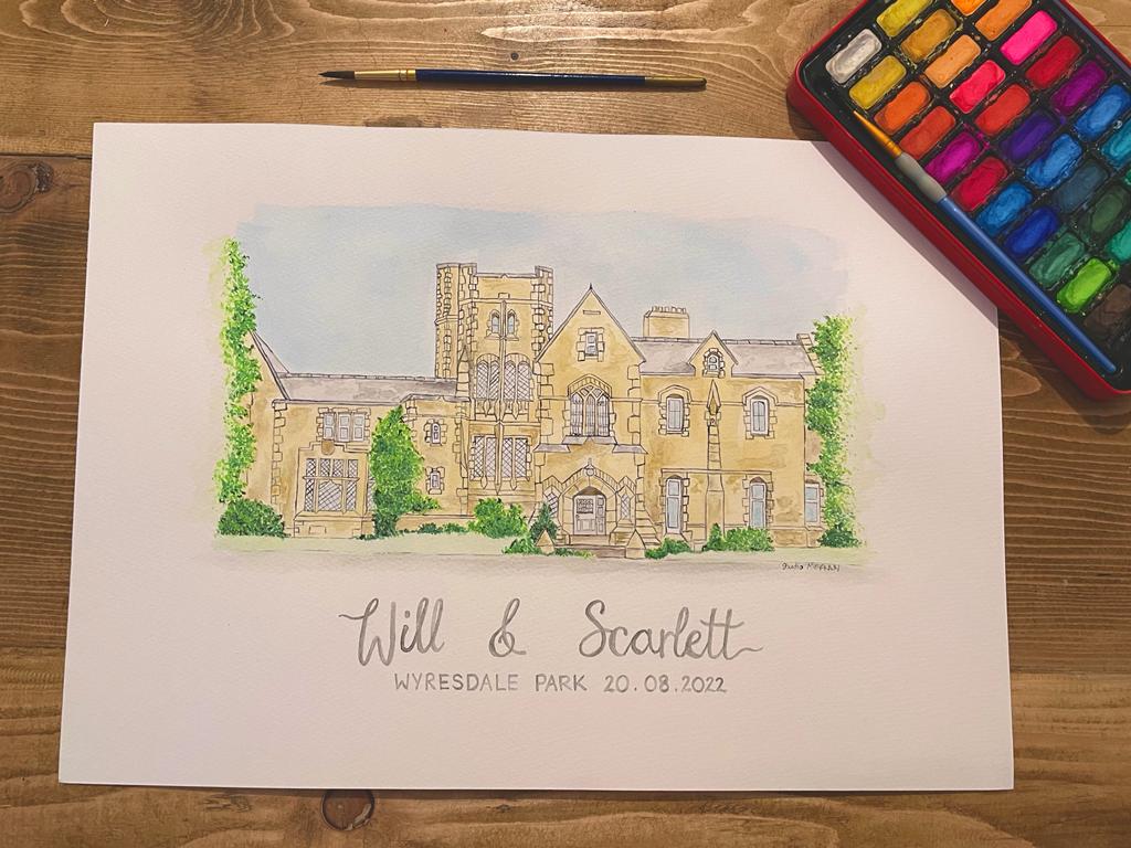 Personalised Wedding Venue Wall Decor