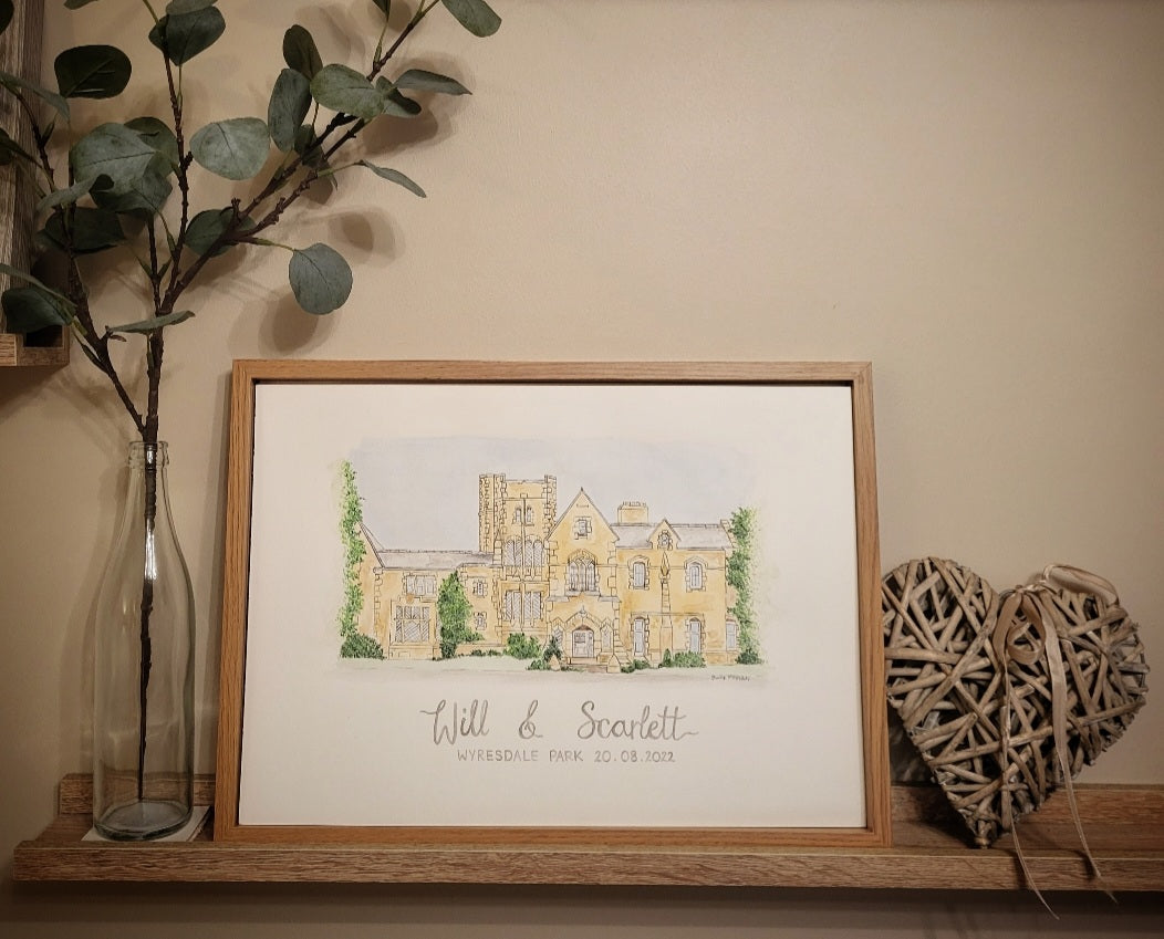 Personalised Wedding Venue Wall Decor