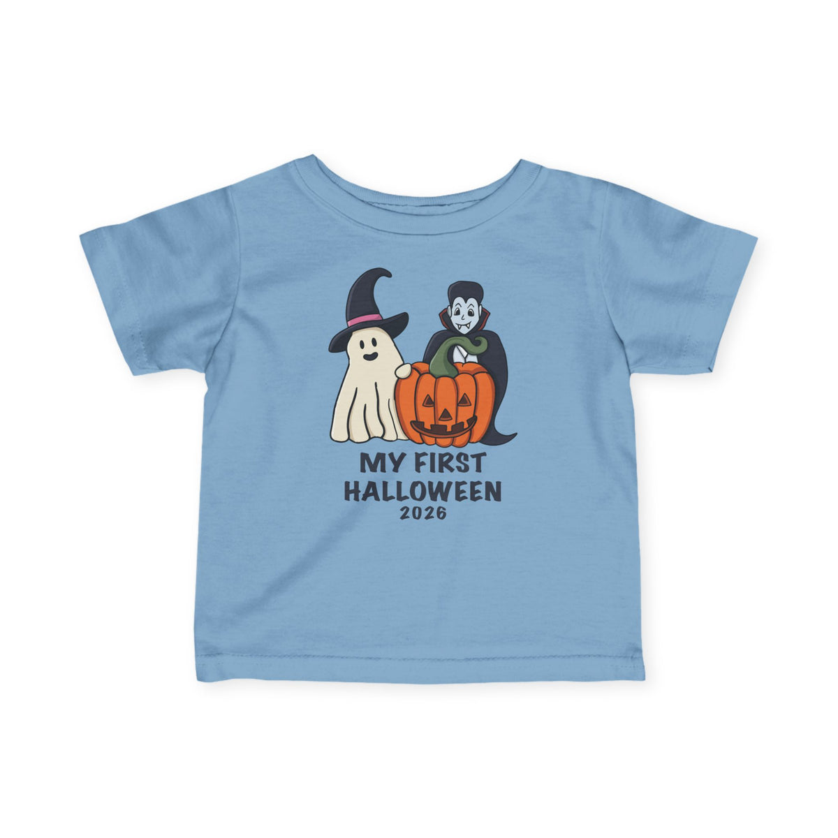 Infant Halloween Tee - "My First Halloween 2026" Baby Costume Shirt