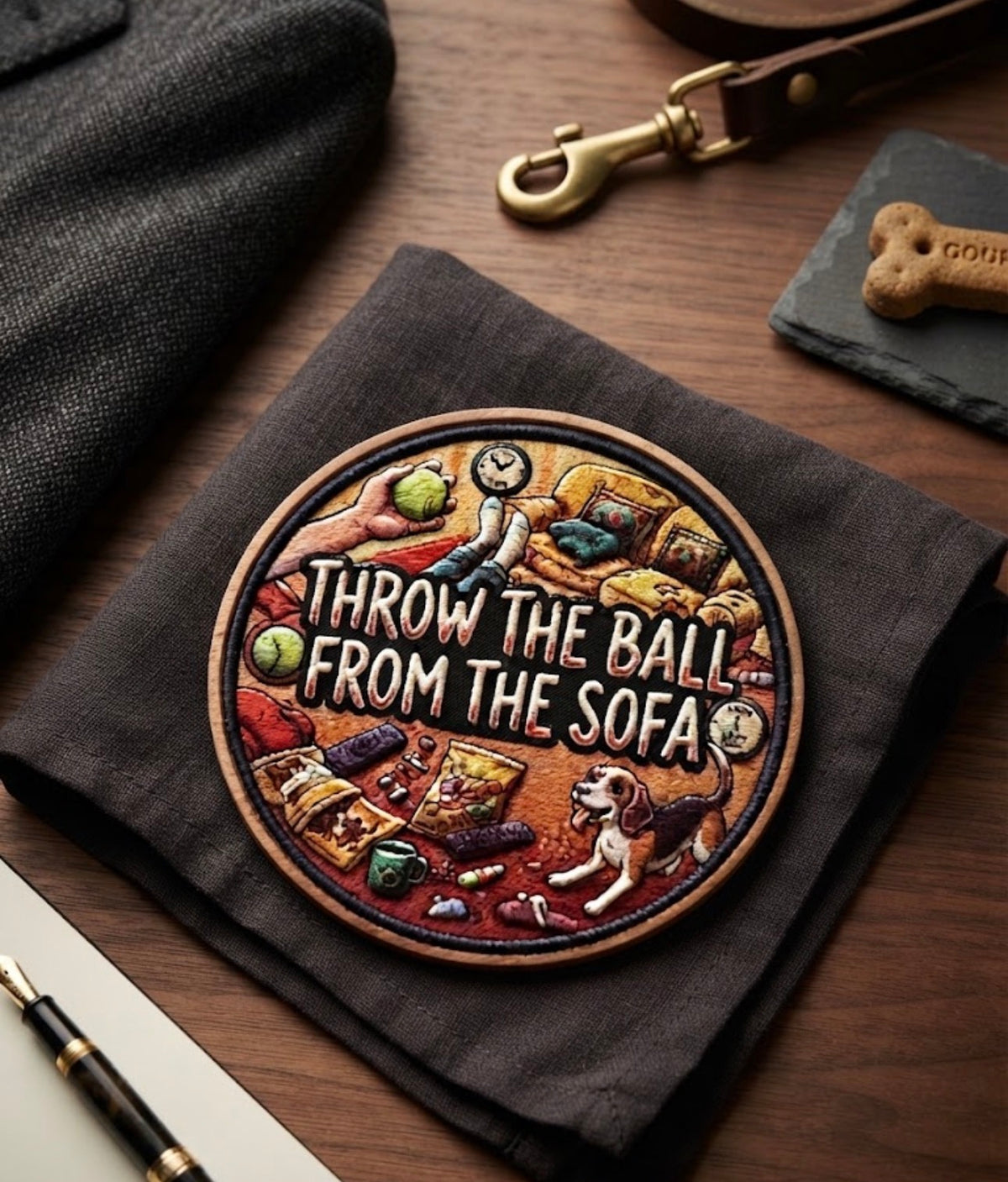 Dog Owner Survival Coin – Walk the Dog or Throw the Ball from the Sofa